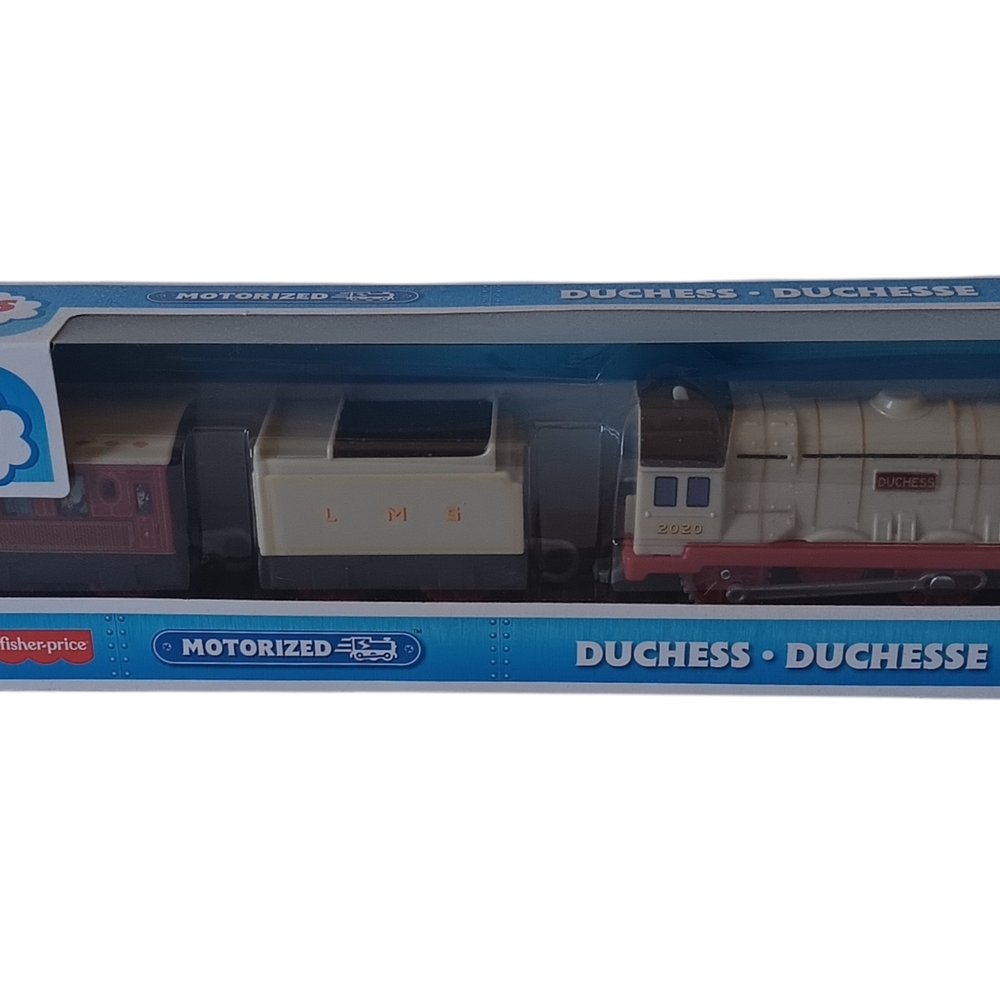 adidas Cream and Red Kids Train Vehicle Toy